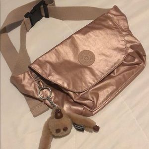 Kipling Rose Gold Fanny Pouch